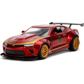 Jada Toys Metals Die-Cast Avengers 2016 Chevy Camaro, 1:32 Scale Die-Cast Vehicle Red, Red and Yellow