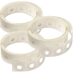 1InTheOffice Paper Hole Reinforcements, Self-Adhesive Plastic, Reinforcement Labels, 3 Pack