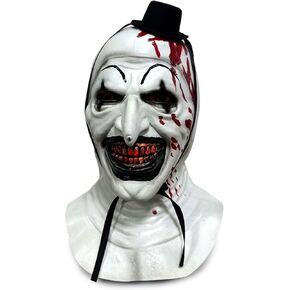 Art The Clown Mask Halloween Clown Mask Scary Zombie Mask Killer Joker Mask Halloween Terrifier Costume Cosplay Props