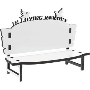 Ipetboom Office Practice White Embryo DIY Crafts Sublimation Blank Chair Decor Table Ornament DIY Chair Craft Sublimation Photo Bench Sublimation Decoration Wooden Doll House Dining Table