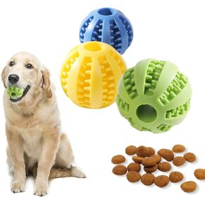 Interactive Dog Toys, Dog Puzzle Ball, Pet Chew Relieves Anxiety, Cleans Teeth,Dog Toys to Keep Them Busy,Outdoor Dog Entertainment for Small and Medium Dogs (2 pcs)