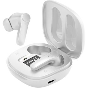 Bluetooth Translator Earbuds, Two Way Translator Device with APP, 74 Languages and 70 Accents Voice Translation for Business Travel Daily Communication (White)