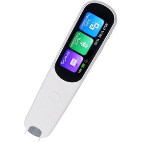 Portable Translator Pen, OCR Digital Translation Pen Scanner 112 Language Translator Device Support Text Extract Intelligent Recording Scanner for Students, Black Scan Reader Pen