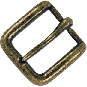 Tandy Leather 1-1/4" Solid Antique Brass Wave Buckle 1640-09
