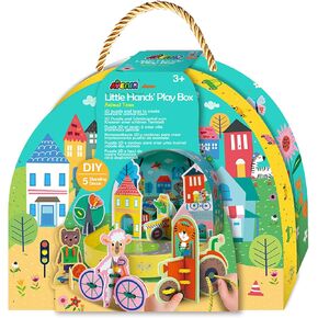 Avenir 3D Cartoon Puzzle for Kids Ages 3+ Creative Arts and Crafts Toddler Crafts Puzzle Kit Supplies Little Hands' Play Box No Mess Arts Gift for Girls & Boys Miss Bunny's Home