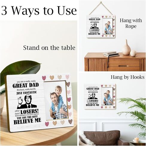 Great Grandma Picture Frames Plaque Wood Photo Frame You're Really Great Grandma Funny Trump Grandma Gifts Grandmother Gifts New Grandma Gifts First Time Grandmother Tabletop Picture Frame - Jk0286 in Saudi Arabia