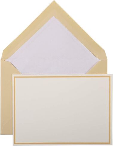 Clairefontaine - Ref 32628L - G.Lalo Correspondence Writing Set - Includes 10 x 10.7 x 15.2cm, 300gsm Cards + 10 x 11.4 x 16.2 Lined Gummed Envelopes - Mouse Grey in Saudi Arabia