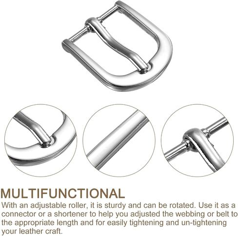 uxcell Metal Roller Buckles, Belt Buckle for fixing and making belts in Saudi Arabia