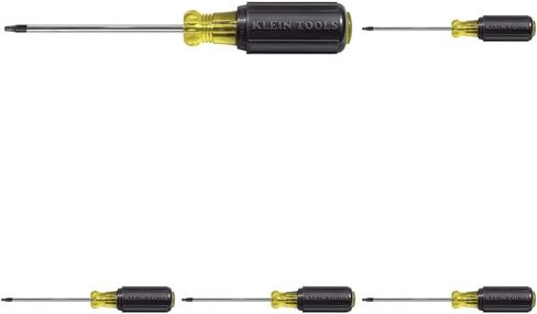 Klein Tools 19544 T25 TORX Screwdriver, Round Shank, Cushion-Grip, Made in USA in Saudi Arabia