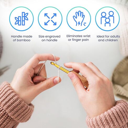 Stitchjoy Complete Yarn Winder Kit for Beginners - Includes Yarn Winder, Crochet Hooks, Rings, Yarn Bowl & Accessories | Large Capacity, Easy Setup, Portable & Sturdy in Saudi Arabia