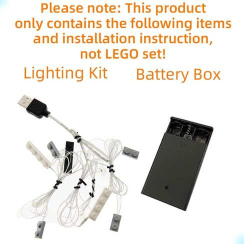 مجموعة إضاءة LED لمحطة الفضاء الدولية - متوافقة مع نموذج مكعبات البناء 21321 من Lego Ideas (مجموعة النماذج غير متضمنة) in Kuwait