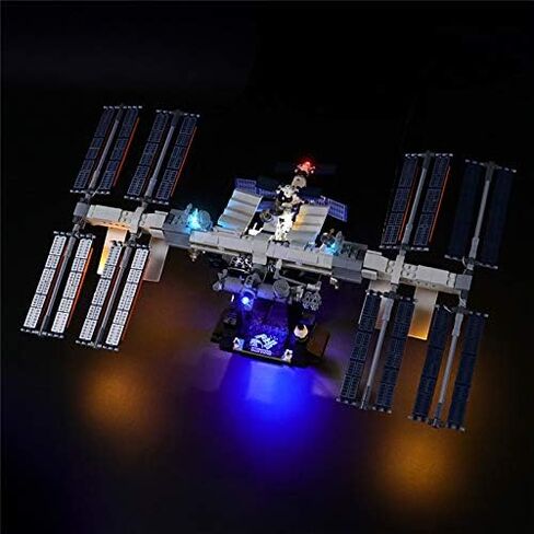 مجموعة إضاءة LED لمحطة الفضاء الدولية - متوافقة مع نموذج مكعبات البناء 21321 من Lego Ideas (مجموعة النماذج غير متضمنة) in Kuwait