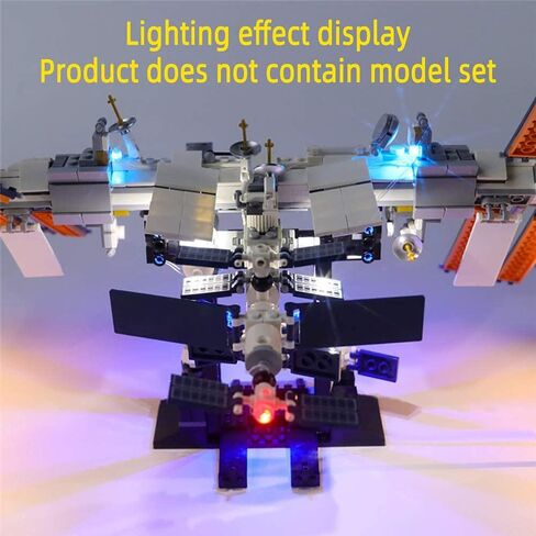 مجموعة إضاءة LED لمحطة الفضاء الدولية - متوافقة مع نموذج مكعبات البناء 21321 من Lego Ideas (مجموعة النماذج غير متضمنة) in Kuwait