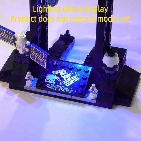 مجموعة إضاءة LED لمحطة الفضاء الدولية - متوافقة مع نموذج مكعبات البناء 21321 من Lego Ideas (مجموعة النماذج غير متضمنة) in Kuwait