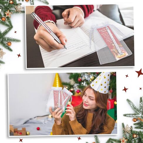 24 Pcs Christmas Christian Gifts Bulk Nativity Scene Church Gifts in Bulk, Include 12 Christmas Christian Bookmarks 12 Christmas Bible Verse Pen for Adult Church Sunday School Party Favors in Saudi Arabia