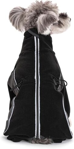 Petquares Fleece Dog Coat-Pullover Full Body Warm Dog Jumpsuit with Legs, Soft Pet Windproof Jacket for Small Dogs, Dog Bodysuit in Saudi Arabia