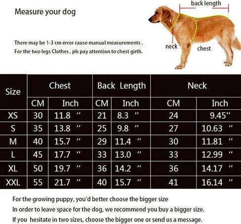 Petquares Fleece Dog Coat-Pullover Full Body Warm Dog Jumpsuit with Legs, Soft Pet Windproof Jacket for Small Dogs, Dog Bodysuit in Saudi Arabia