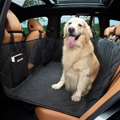Koda & Luna Back Seat Extender for Dogs - Supports Over 500 lbs, Protective Dog Car Seat Cover for Back Seat with Hard Bottom for Car, SUV, Sturdy Hammock Style Backseat Extender for Dogs in Saudi Arabia