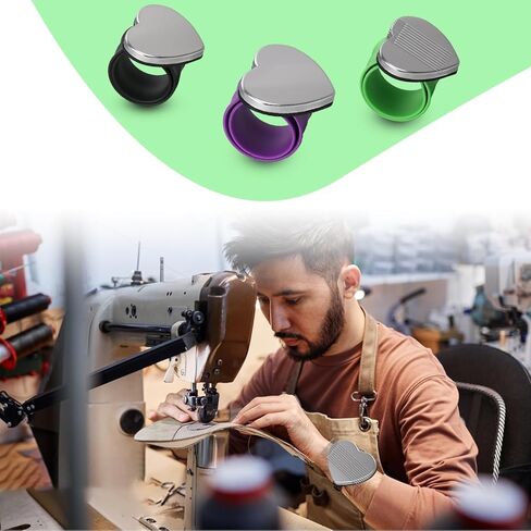 3 عبوات من سوار معصم حامل الدبوس المغناطيسي - سوار معصم من السيليكون باللون الأرجواني والأخضر والأسود - سوار معصم مغناطيسي لدبوس الخياطة، ومشابك الشعر، ودبوس مصفف الشعر (شكل قلب) in Kuwait