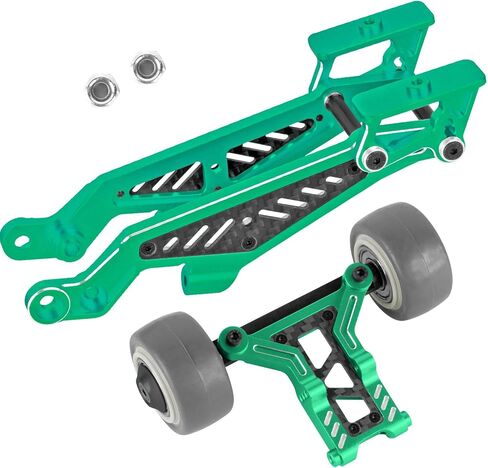 RC Aluminum Upgrades Part Wheelie Bar Set&Wing Mount for 1/8 Kraton 6S BLX,Typhon 6S BLX,Outcast 6S BLX,Notorious 6S BLX,Talion 6S BLX.AR320366,AR320347.(Red) in Saudi Arabia