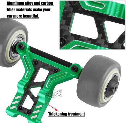 RC Aluminum Upgrades Part Wheelie Bar Set&Wing Mount for 1/8 Kraton 6S BLX,Typhon 6S BLX,Outcast 6S BLX,Notorious 6S BLX,Talion 6S BLX.AR320366,AR320347.(Red) in Saudi Arabia