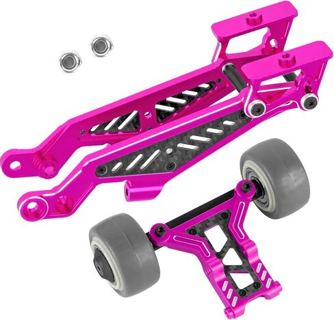 RC Aluminum Upgrades Part Wheelie Bar Set&Wing Mount for 1/8 Kraton 6S BLX,Typhon 6S BLX,Outcast 6S BLX,Notorious 6S BLX,Talion 6S BLX.AR320366,AR320347.(Red) in Saudi Arabia