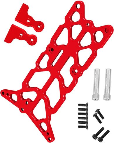 RC Aluminum Upper Chassis Upgrades Part for 1/10 Bandit 2wd VXL Rustler 2wd VXL,Aluminum Alloy Upper Chassis Hop Ups,Navy Blue in Saudi Arabia