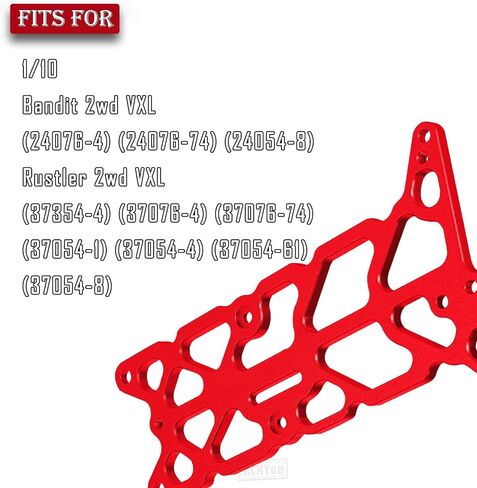 RC Aluminum Upper Chassis Upgrades Part for 1/10 Bandit 2wd VXL Rustler 2wd VXL,Aluminum Alloy Upper Chassis Hop Ups,Navy Blue in Saudi Arabia
