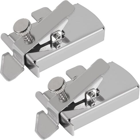 قطعتان من دليل التماس المغناطيسي لآلة الخياطة، مشابك دليل الخياطة، قدم الضغط من الفولاذ المقاوم للصدأ، دليل هيمر، مسطرة الخياطة، مقياس عالمي لتحديد الحواف، ملحقات لوازم الخياطة متعددة الوظائف in Kuwait