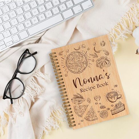 QLMX Mawmaw Gifts Recipe Lined Journal Notebook, Mawmaw Grandma Spiral Notebooks for Kitchen, Mothers Day Birthday Gifts for Grandma, Recipe Book to Write in Your Own Recipes, 5.5X8.3In in Kuwait