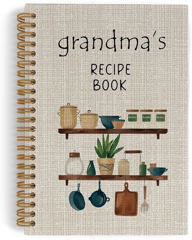 QLMX Mawmaw Gifts Recipe Lined Journal Notebook, Mawmaw Grandma Spiral Notebooks for Kitchen, Mothers Day Birthday Gifts for Grandma, Recipe Book to Write in Your Own Recipes, 5.5X8.3In in Kuwait
