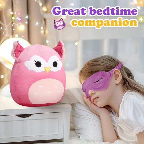 BSTAOFY Cute Unicorn Soft Plush Pillow with Removable Eye Mask Squishy Unicorn Stuffed Animal Cushion Hugging Nap Pillow Valentines Christmas Holiday Birthday Gifts for Toddlers Kids, 12’’ in Kuwait