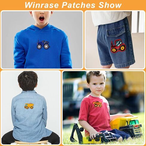 23pcs Fruit Vegetable Iron on Patches Embroidered Motif Applique Decoration Sew On Patches Custom Patches for DIY Jeans, Jacket,Kid's Clothing, Bag, Caps, Arts Craft Sew Making (Fruit 23pcs) in Kuwait