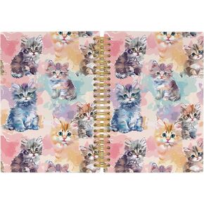 Cute Corgi Paw Bone Journal Notebook - Funny Welsh Corgi Dog Notebooks College Ruled for Work School, Gifts for Dog Mom Dog Lovers, Office Supplies, Hardcover Spiral Notebook 5.5"x8.3"