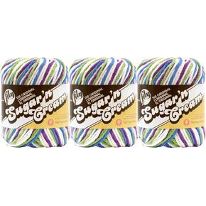 Sugar'N Cream Yarn - Ombres-Fruit Punch3