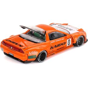 Car Compatible with Honda NSX Kaido Racing V1 Orange 1/64 Diecast Model Car Kaido House KHMG119