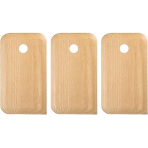 HARFINGTON 2pcs Pottery Ribs Trimming Tools Pottery Profile Rib Wooden Foot Shaper Shaping Texture Rib Beech Wood for Carving Ceramics Clay