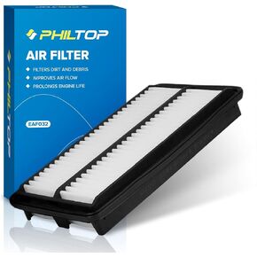PHILTOP Engine Air Filter, Replacement for CA12061 Pilot V6 3.5L(2016-2021), Ridgeline (2017-2020), Odyssey V6 3.5L(2018-2022), Passport 3.5L(2019-2021), MDX 3.5L(2016-2021), TLX (2021), Pack of 1