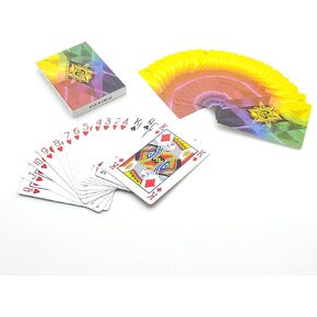 Thin Fanning Manipulation 4 Way Changing Colour Fan Cards Deck Stage Magic Trick