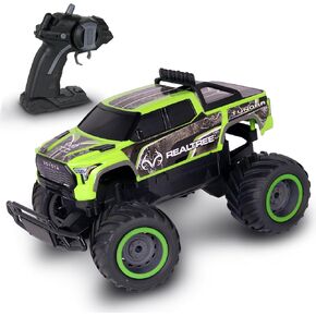 NKOK Realtree: RTR RC - Toyota Tundra - Green Camo - 2.4 Ghz High Performance for Donuts & Wheelies, Turbo Boost, Ready-to-Run Radio Controlled Vehicle