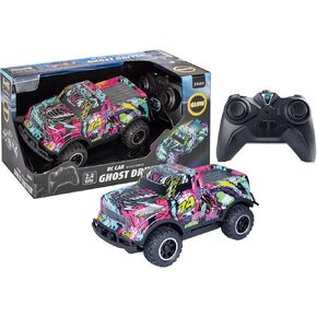Revell Ghost Driver Remote Control Toy Car for Kids Light Up Toy 2.4GHz RC Cars Truck Gifts for 6 7 8 9 10 Years Old Boys Girls, Purple