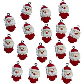 AMOBESTER Santa Claus Charms Christams Pendant Charms for DIY Earring Bracelet Necklace Jewery Making
