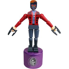 Entertainment Earth Guardians of The Galaxy Vol. 2 Star-Lord Wood Push Puppet