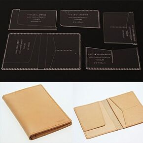NW Certificates Case Acrylic Template Leather Pattern Acrylic Leather Pattern Leather Templates for Wallet
