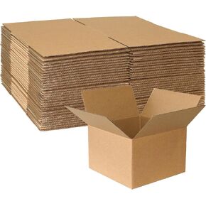 30 Pack 9x6x4 inches Small Shipping Boxes Brown Corrugated Cardboard Boxes for Packing, Mailing, Moving, Business