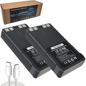 LIT-22 Including Charging Cable 2-Pack Rechargeable Battery Compatible with SPYPOINT Flex-M, Flex G-36, Flex-Plus, Flex-S 7.7V/6370MAH