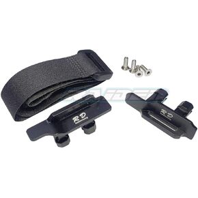 Aluminium Alloy 3S 4S Tall Battery Holder Mount Hold Down for Traxxas 1/10 New MAXX - Black