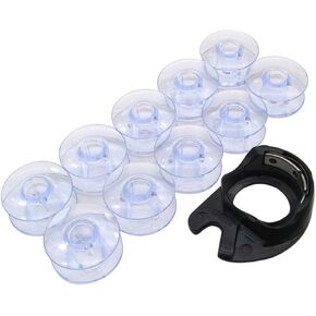 ckpsms Brand - #421326+172222P 10PCS 1PCS Bobbin CASE&10PCS BOBBINS FIT for Singer Apollo Class 66+ Home Sewing