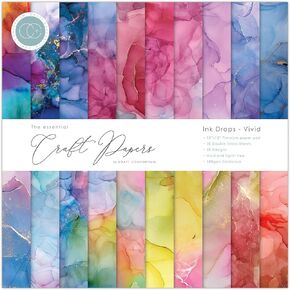 Craft Consortium Craft CON PAPRPAD12 Ink Vivid, Multicolor 6x6 inches