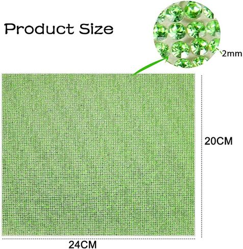 12000 Pieces 2mm Bling Bling Rhinestone Sheet Rhinestone Sticker DIY Car Decoration Sticker Self Adhesive Heat Repair Glitter Crystal Gem Sheet Sticker for Car&Craft Decoration(White) in Kuwait
